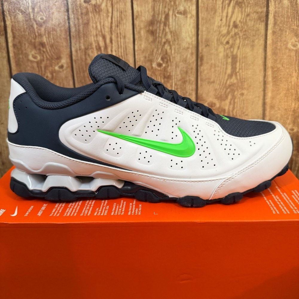 Nike Reax 8 NSW SL Mens size 10.5 White Green Strike Black Training Shoes New